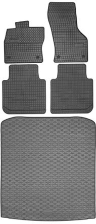 OEM Juego De Alfombrillas De Goma Para Coche Y Maletero Para Skoda Superb Iii Liftback (2015-2020)
