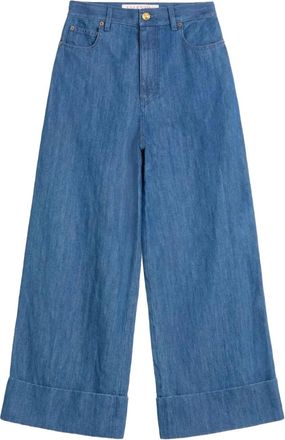 Valentino Garavani Jeans leggeri a gamba ampia - Blu