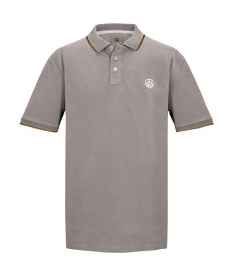 G.I.G.A. DX by killtec Poloshirt GS 6 MN PLSHRT GOTS, Herren, Gr. 4XL, grau (stein), Obermaterial: 100% Baumwolle, G.I.G.A. DX BY KILLTEC, Shirts Poloshirt, Herren Poloshirt