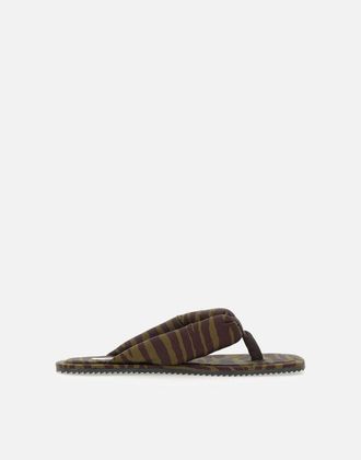 サンダル・ミュール THE ATTICO SLIPPER (250WSH00855LBT019AA 100) THE ATTICO サンダル - Silver & Black | FWRD