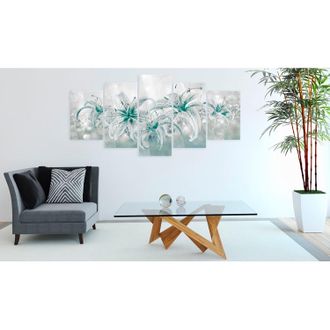 Artgeist home24 Acrylglasbild Sapphire Lilies