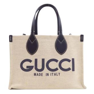 Gucci Bolso Tote Vintage Pre-owned - Pre-owned - Mujer - Beige - ONE SIZE