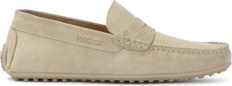 Kazar Beige su&egrave;de mocassins - Heren - Loafers - Beige - 44 EU - Su&egrave;de - Schoenen
