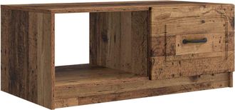 vidaXL Mesa De Caf&eacute; Madera Envejecida 90 X 50 X 37 Cm Vidaxl