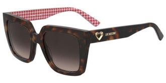 Love Moschino MOL099/S 2VM/HA Womens Sunglasses Tortoiseshell Size 53