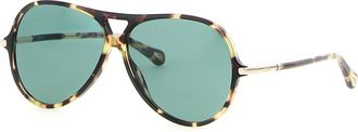 Chlo&eacute; Multicolor Aviator Sunglasses