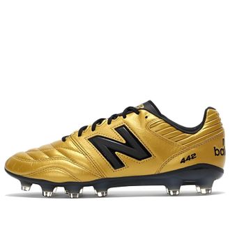 New Balance 442 v2 Pro HG Soccer Shoes Gold Black MS41HLE2