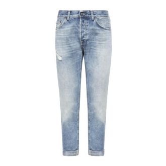 Dondup Slim-fit Jeans, male, Blue, Size: W33 Slim-fit Jeans