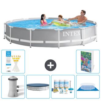 Intex Piscina Prism Frame Redonda - 366x76 Cm - 7-piezas S251
