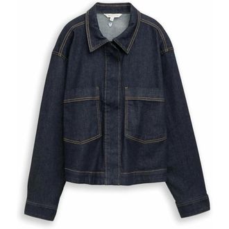 Tom Tailor Denim Jacket - Dames - Jassen - Blauw - Maat: S Denim