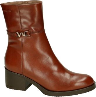 Wonders Schoenen, Dames, Bruin, 36 EU, Leer, Oregon Enkelboot