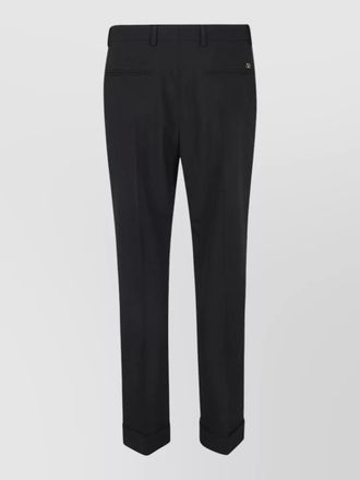 Valentino Garavani formal wool tailoring trousers slim fit