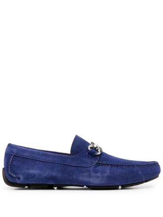 Ferragamo Mocassini con fibbia Gancini - Blu