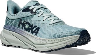 Hoka One One Trailrunningschuh HOKA ONE ONE Challenger 7, Damen, Gr. 36, druzy, droplet, Synthetik, Textil, Schuhe Trailrunningschuh
