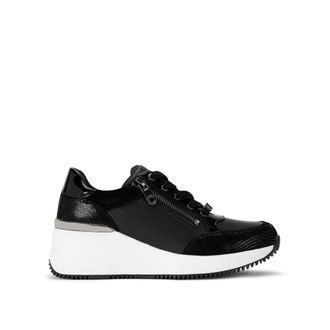 Carvela Womens Leather Skyline Wedge Sneaker Boots - Black material_Leather - Size UK 7