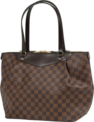 Louis Vuitton Brown Shoulder Bag Tote Bag (Pre-Owned)