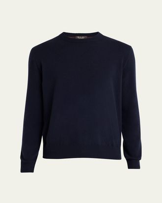 Loro Piana Mens Baby Cashmere Crewneck Sweater