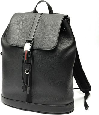 Gucci Black Leather Backpack (Pre-Owned)