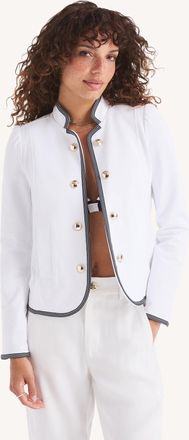Nautica Womens Tipped Captains Jacket