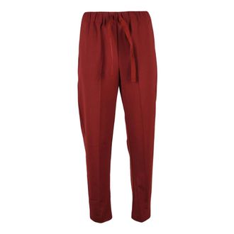 Semicouture Pantaloni Tapered - - Trousers - Donna - Rosso - S