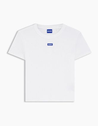 HUGO BOSS Womens Baby Tee B 10257055 01 - White - Size: 14