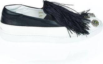 Mr & Mrs Italy Sieraden Bicolor Slip-On Schoenen - Dames - Sneakers - Zwart - 35 EU - Schoenen