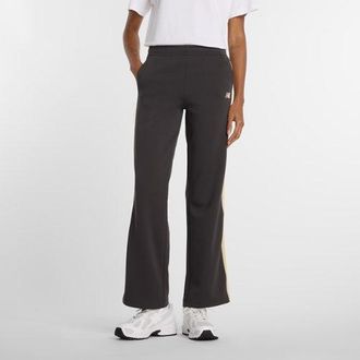 New Balance Mujer Interlock Pant en Negro, Poly Knit, Talla XL