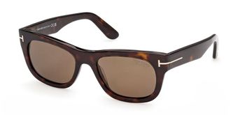 Tom Ford Marshall-02 Polarized Brown Square Mens Sunglasses FT1334 52H 54