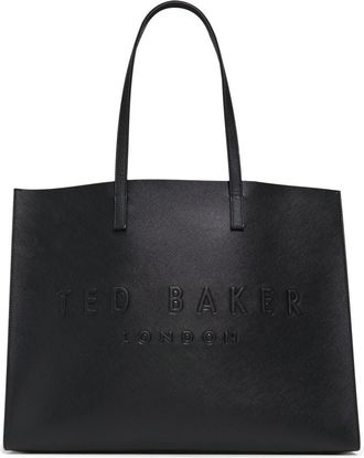 Ted Baker Womens Icon Tote, Open Black, Extra Large