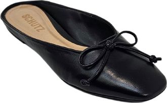 Schutz Womens Lolita Mules In Black