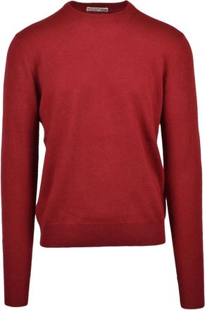 Ballantyne Cashmere Crewneck Pullover - Red