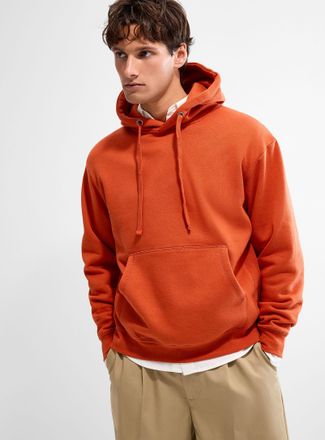 Le 31 Mens Brushed-underside hoodie