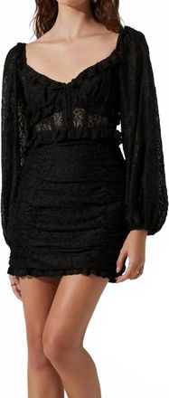 Astr Chrisley Mini Dress In Black