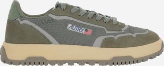 Autry Wildpace Low Sneakers In Mesh And Suede