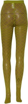 Dolce & Gabbana Pantyhose Stockings - Dames - Handschoenen - Groen - ONE Size - Nylon - Accessoires