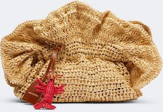 Aquazzura Clutch Paradise in rafia