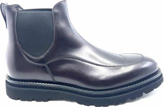 Franceschetti Lace-up Boots - Heren - Chelseaboots - Paars - 40 EU - Leer - Schoenen