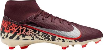 Nike Unisex Zoom Mercurial Superfly 10 Academy voetbalschoenen voor volwassenen, voor harde ondergrond (Karmijnrood)