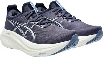 Asics WomenS Gel Nimbus 27 Shoe In Indigo Fog/ Cool Grey
