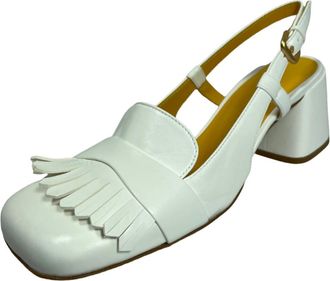 Mara Bini Pumps - Dames - Pumps - Wit - 36 EU - Leer - Schoenen