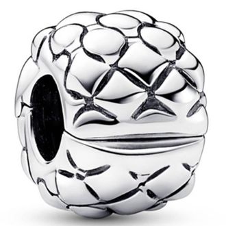 Pandora Sterling Silver Studded Clip Charm