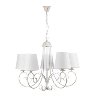 Onli Lampadario pompei Con 5 Punti Luce In Metallo, E14