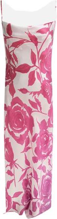 Sleep No More Abito lungo con stampa rose - Rosa