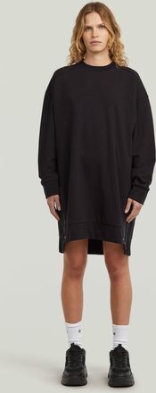 G-Star Biker Zip Sweater Dress - Zwart - Dames
