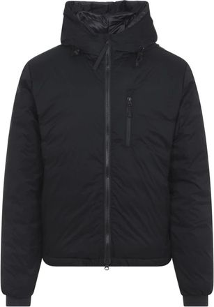 Canada Goose Winter Jackets, male, Black, Size: XL Lodge Hoody Jacket