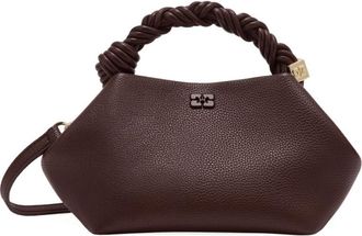 Ganni Dark Brown Bou Small Crossbody Bag
