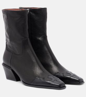 PARIS TEXAS Bettina leather cowboy boots