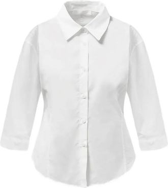Amomento Camicia con maniche a 3/4 - Bianco