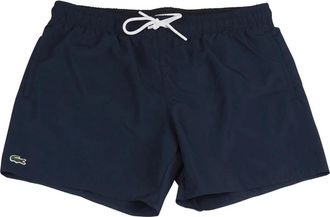 Lacoste Blauwe boxershort zwemkleding voor heren - Heren - Strandmode - Blauw - 2XS - Polyester - Badmode