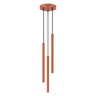 Sollux Lighting L&aacute;mpara colgantes ocre rojo acero alt. 120 cm